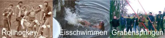 rollhockey Grabenspringen Eis text